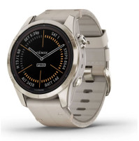 Fēnix 7S Pro – Sapphire Solar Edition - Soft Gold with Limestone Leather Band - 010-02776-30 - Garmin